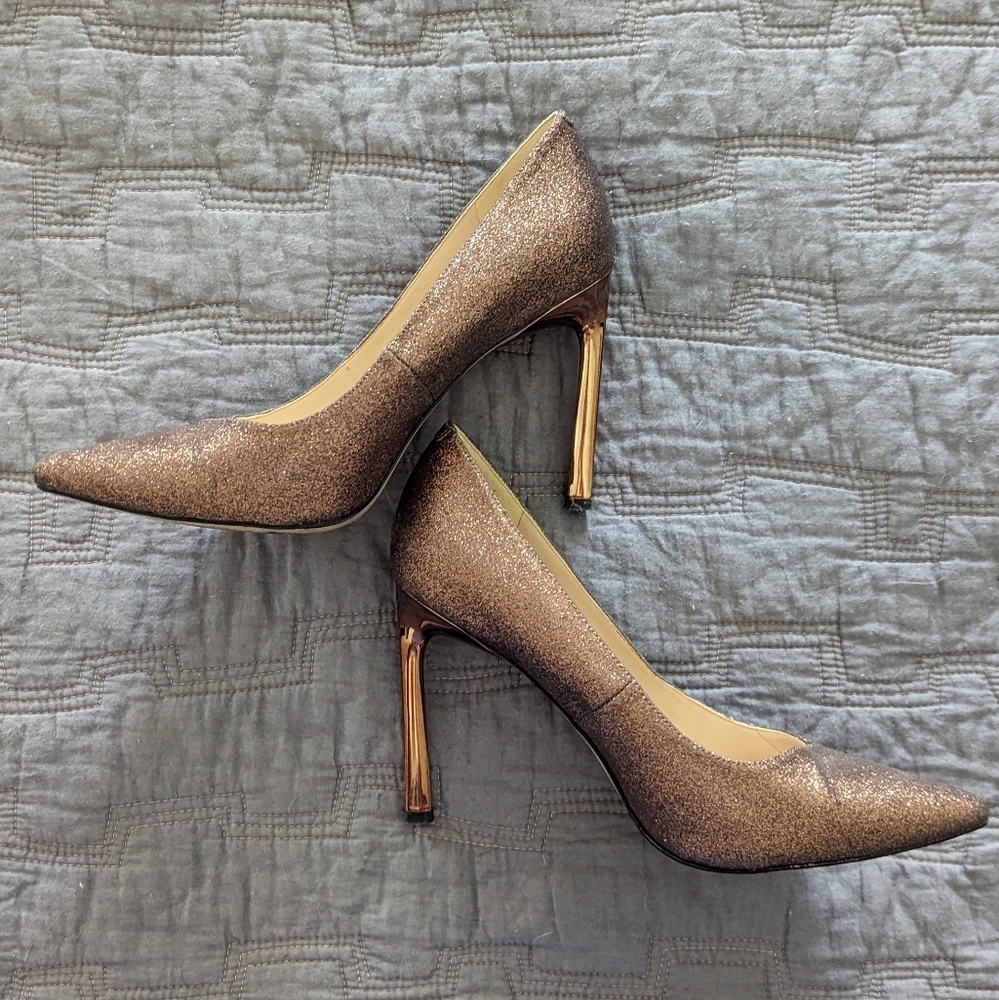 Nine West Kaylee Pump Gold